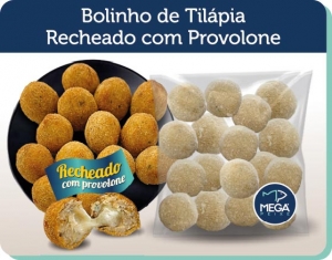 Bolinho de Til�pia Recheado com Provolone